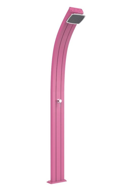 DOCCIA SOLARE 25LT DA ESTERNO MISCELATORE ARKEMA SPRING A100 FUXIA