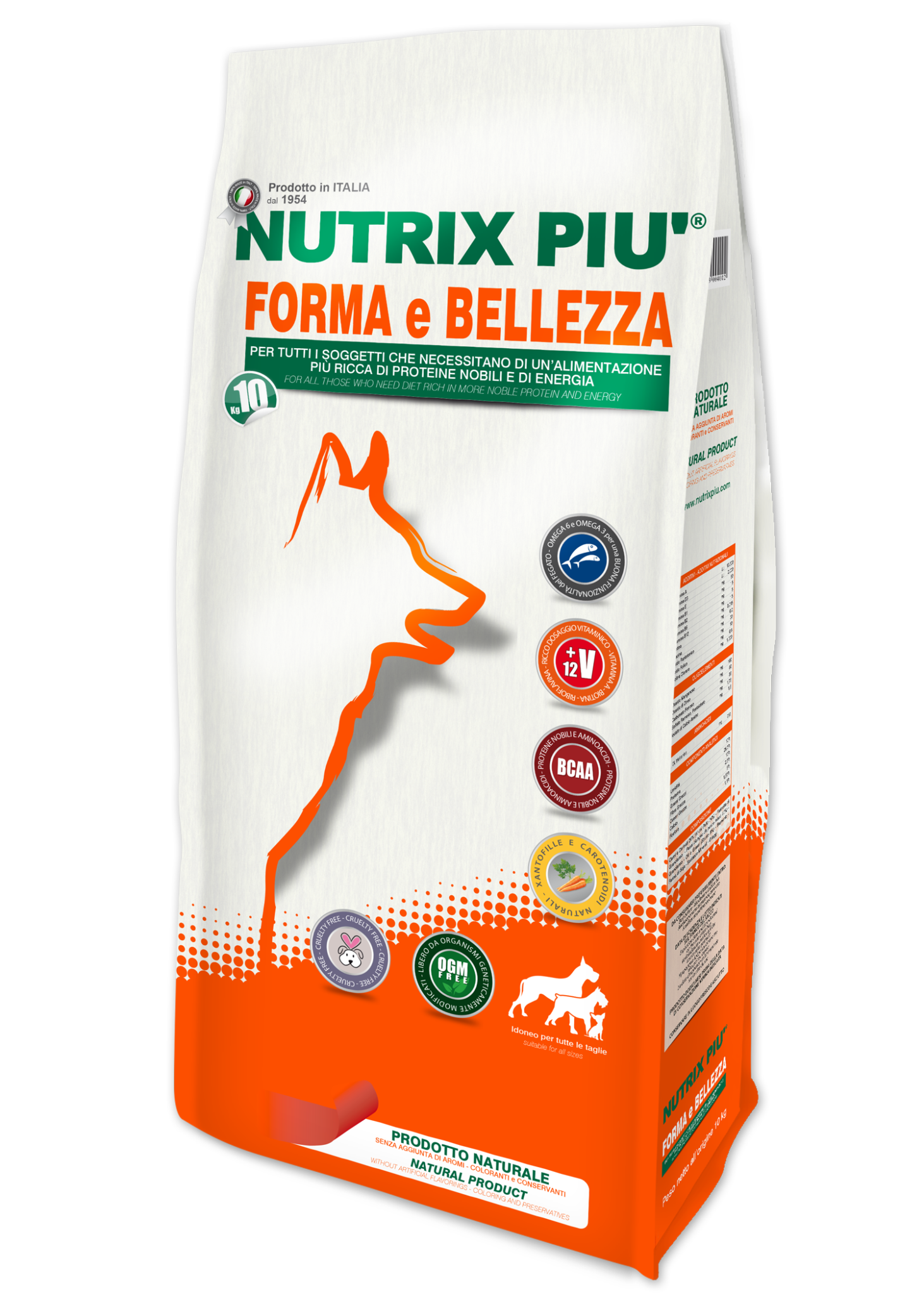 N040 MANGIME COMPLETO FORMA E BELLEZZA NUTRIX PIU' 10KG