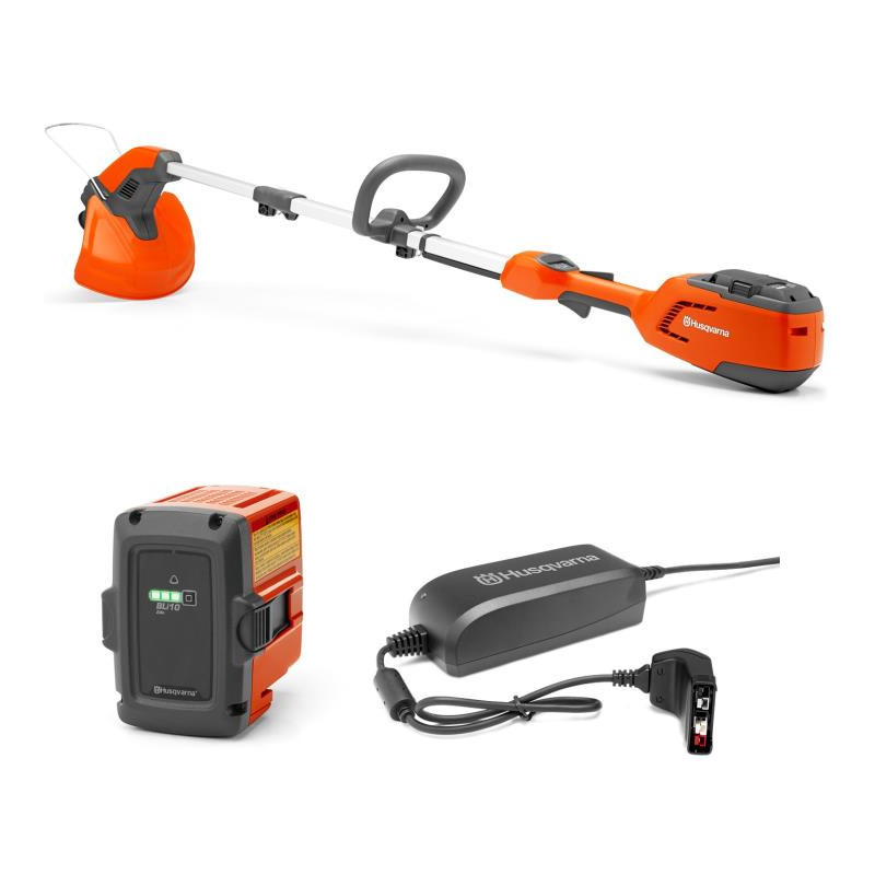 DECESPUGLIATORE HUSQVARNA 115iL A BATTERIA BLI10 E CARICATORE INCLUSI