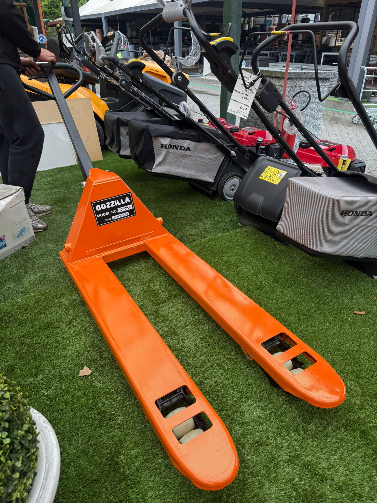 TRANSAPLLET MANUALE PROFESSIONALE 3000KG