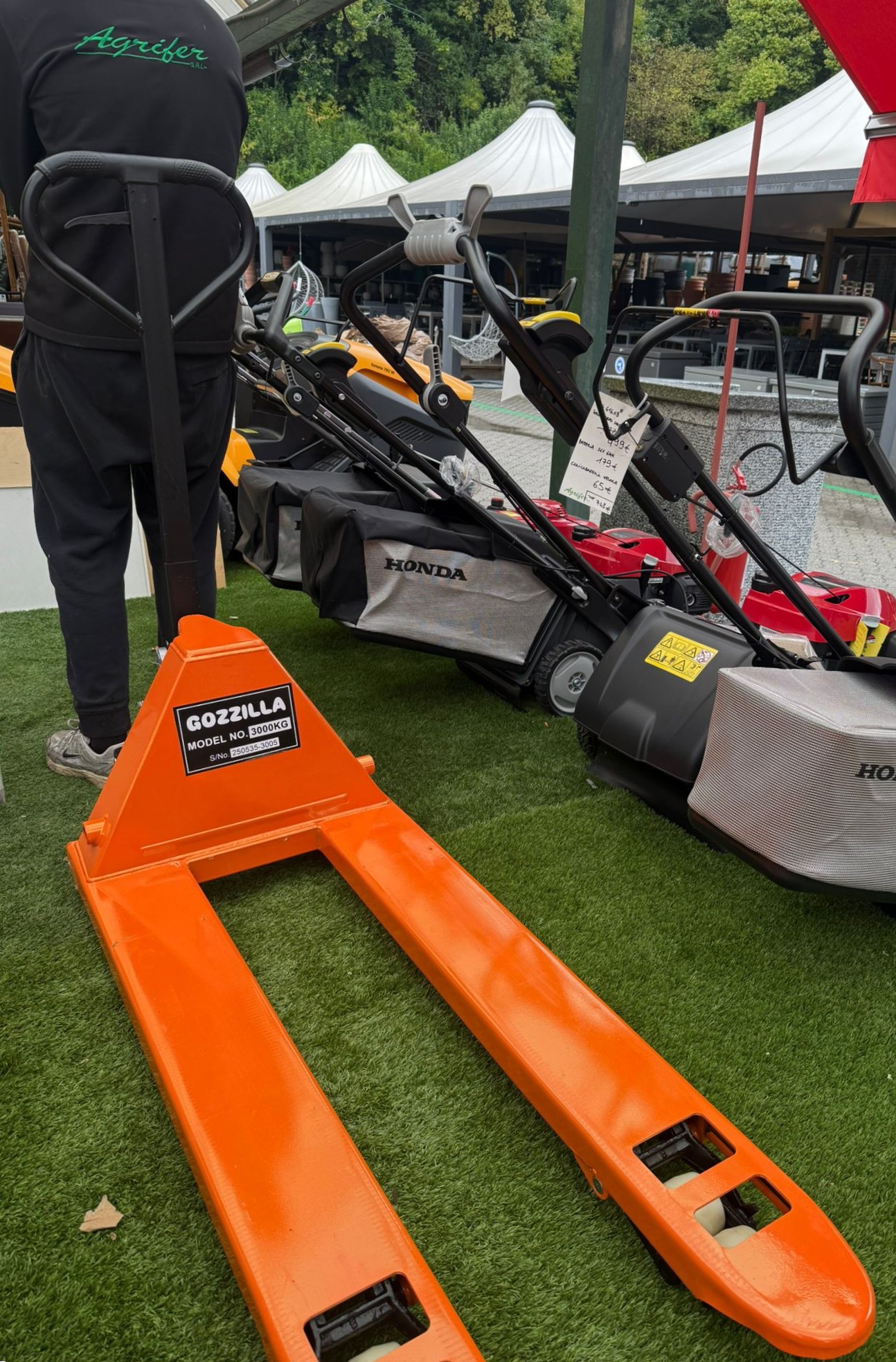 TRANSAPLLET MANUALE PROFESSIONALE 3000KG - immagine 2
